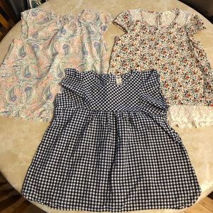 Lot of 3 Girls Tops